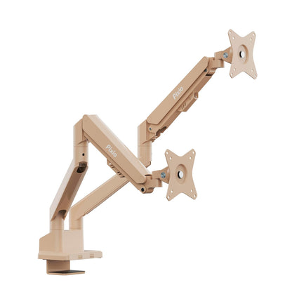 Pixio PS1D Wave Soporte para Monitor VESA - Dual - Beige