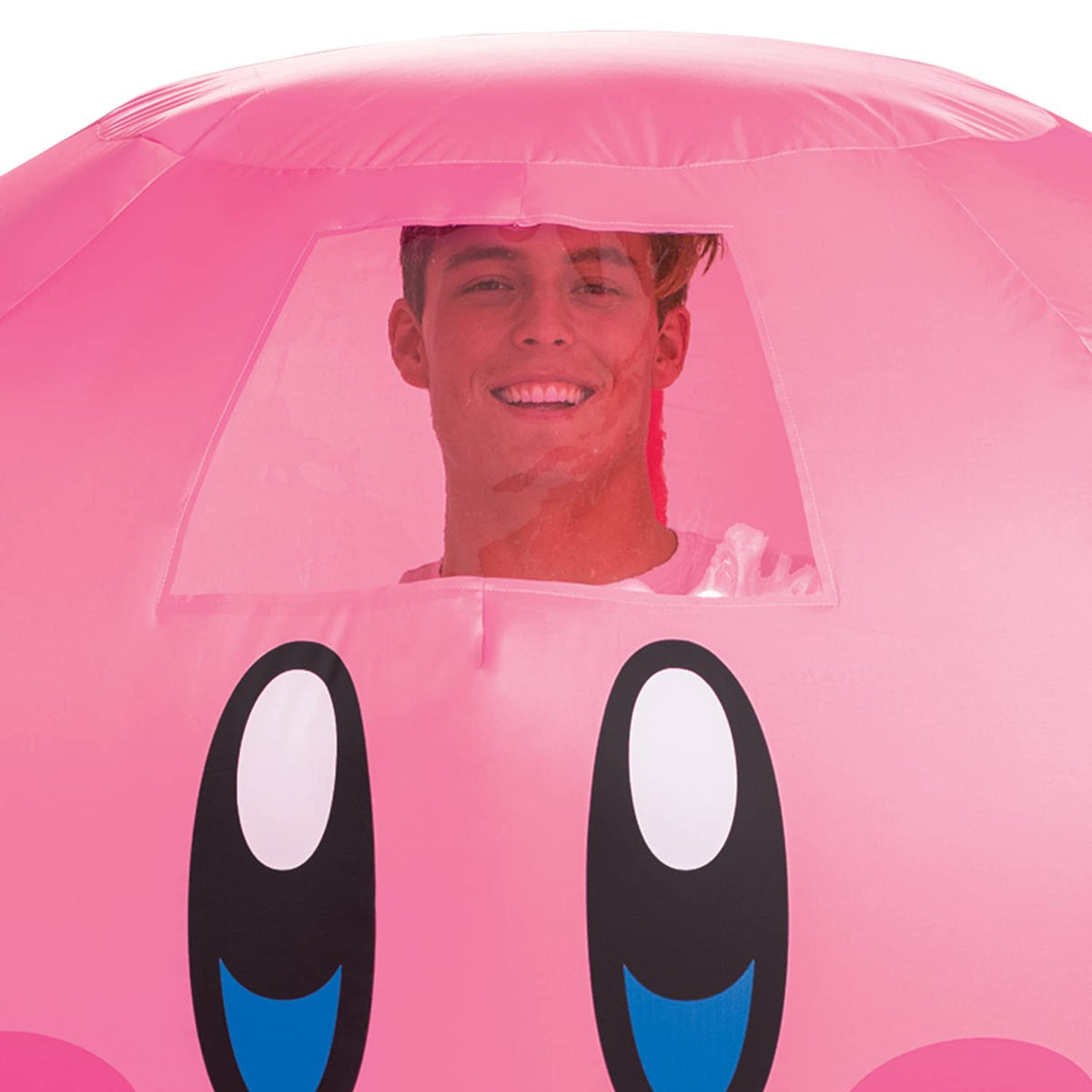 Disguise Kirby, disfraz oficial de Nintendo para hombre con ventilador inflador, talla única, Kirby, Talla única