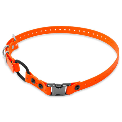 Educator Collar de Perro Bungee, Biothane, Impermeable - 1" Wide Fits 800 and 1200 Series - Naranja