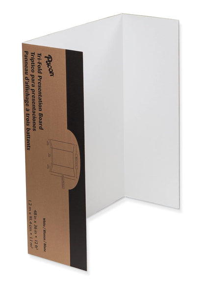 Spotlight Corrugated Presentation Display Boards, 48 x 36, White, 4/Carton