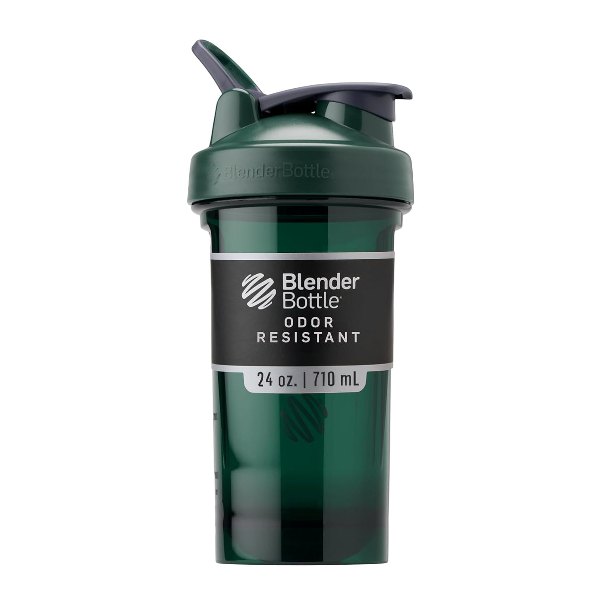 BlenderBottle Pro Series Shaker para Proteína - Verde - 0.7 Litros - Botella coctelera