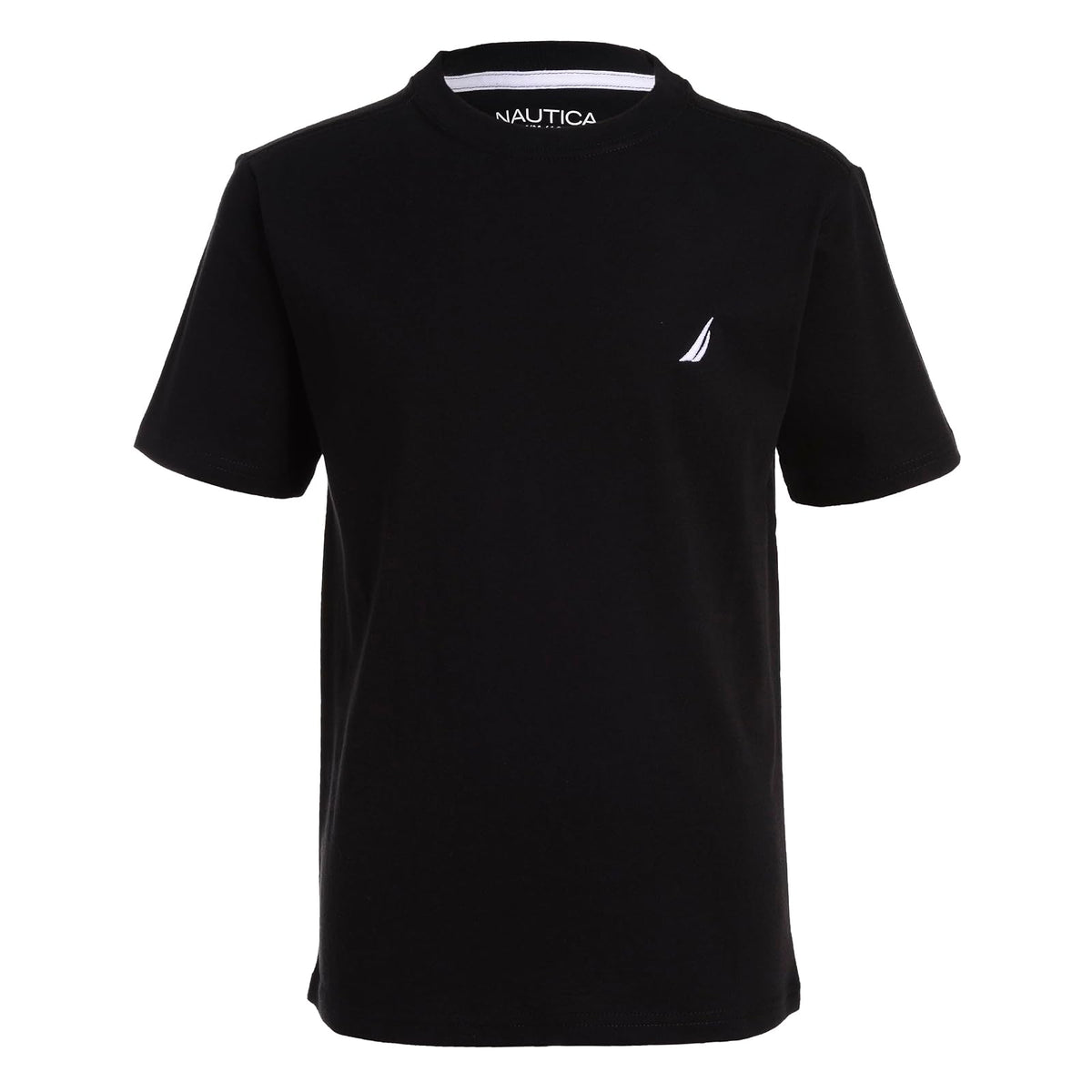 Nautica Camiseta de Manga Corta para Niño Color Ceramic - 10-12 - Negro -