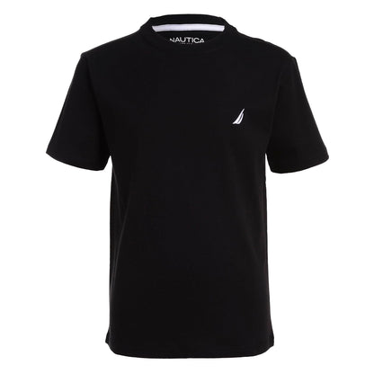 Nautica Camiseta de Manga Corta para Niño Color Ceramic - 10-12 - Negro -