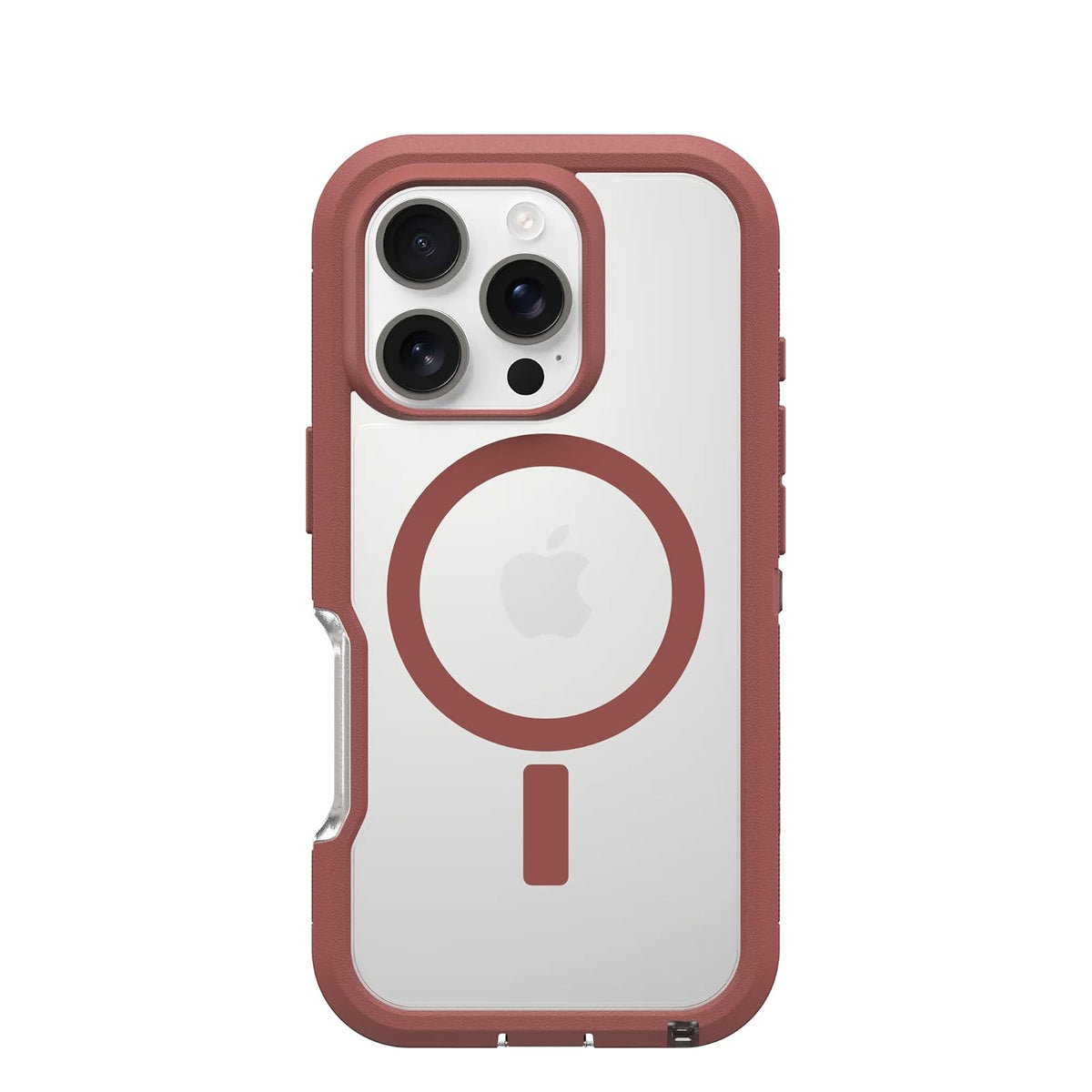 OtterBox Defender Series XT Funda MagSafe para iPhone 16 Pro - Rojo -