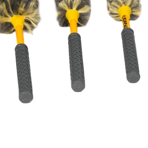 Chemical Guys Rimpaca Ultimate Wheel Brush Juego de 3 Piezas, Seguro para Automóviles, Camiones, todoterrenos, caravanas, Motocicletas y más