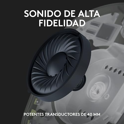 Logitech G435 Lightspeed Audífonos Inalámbricos Gaming Bluetooth - Ligeros, on-Ear, micrófonos Integrados, batería de 18 Horas, compatibles con Dolby Atmos, PC, PS4, PS5, Celular - Azul