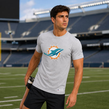 NFL Playera Aficionado Básica Miami Dolphins
