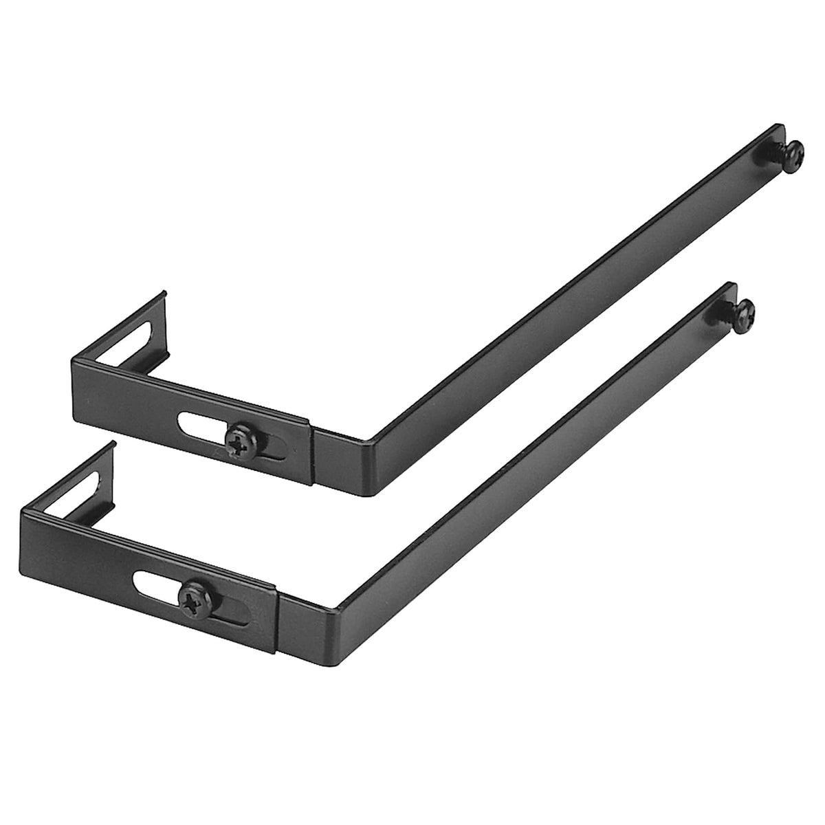 Officemate 21460 Universal Partition Hanger Set, Adjusted to Fit Panels with 1 1/4 inch to 3 1/2 inch Thickness, Metal Black