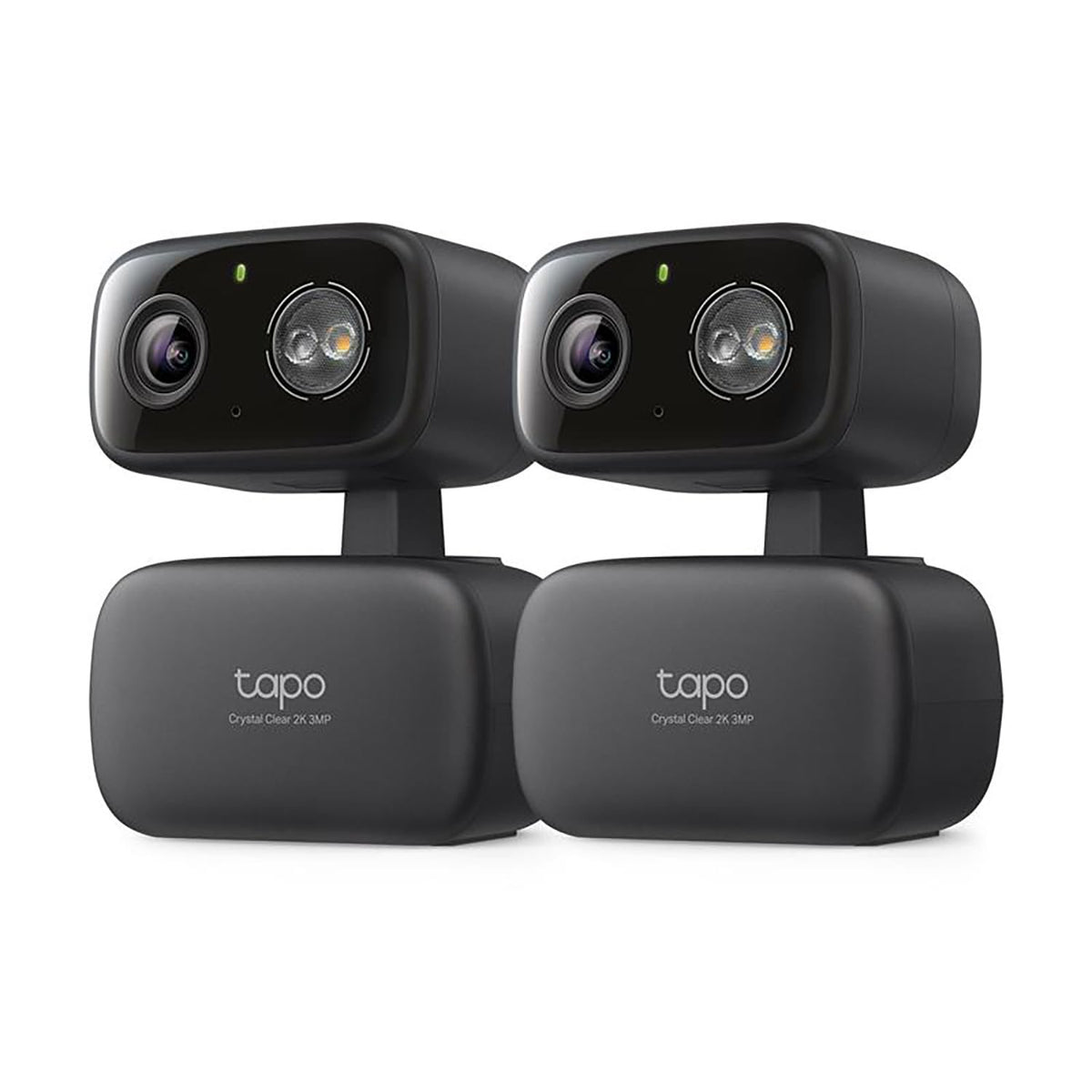 Tapo - Cámara de Seguridad para Interiores y Exteriores, 2K de 3 megapíxeles, detección y Seguimiento de gritos de Persona/bebé, visión Nocturna de 360°, Almacenamiento SD/Nube, Funciona con Alexa y