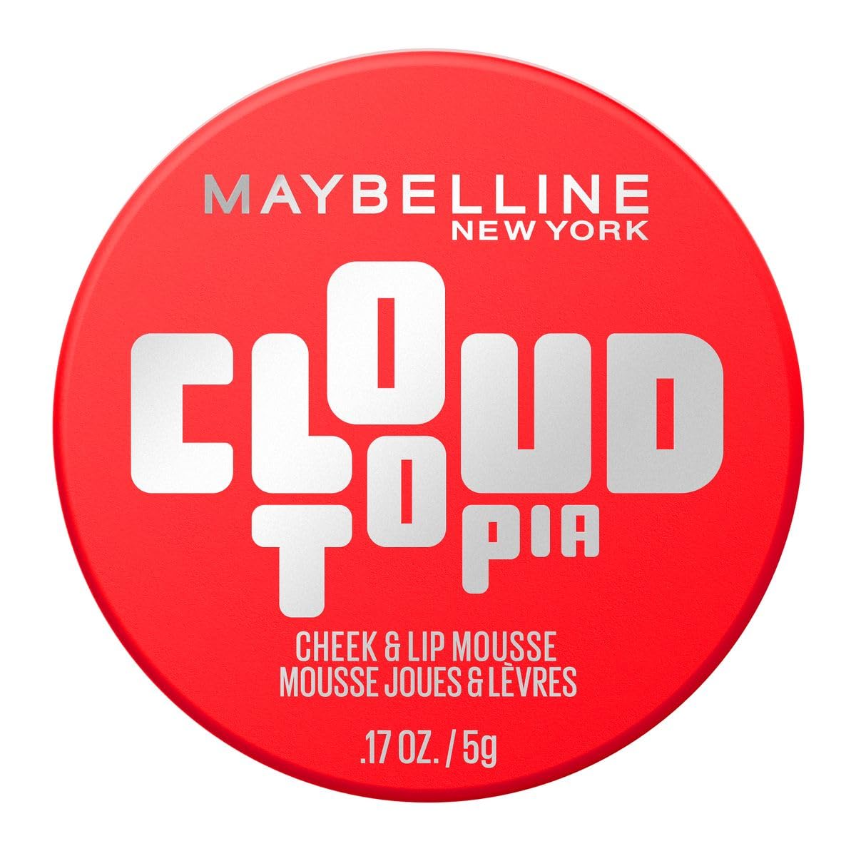 Maybelline Cloudtopia Rubor en Mousse Mejillas y Labios Rojo Etéreo - Divino Carmesí