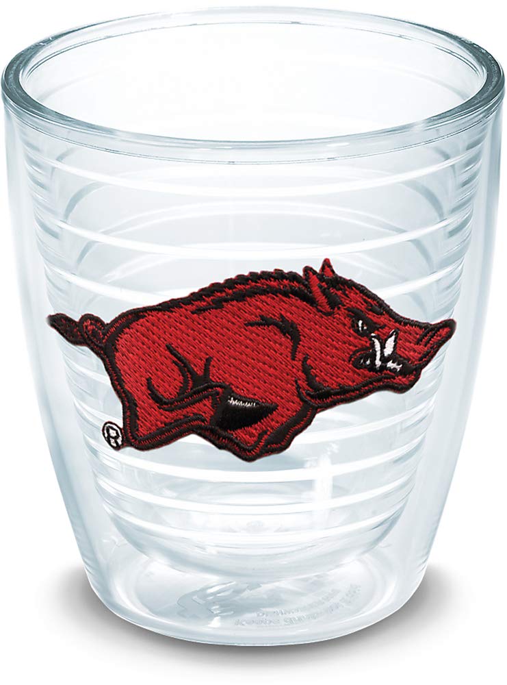 Tervis Vaso NCAA Transparente 16 oz Diseño de Universidad - Arkansas Univ - 354,88ml - Transparente