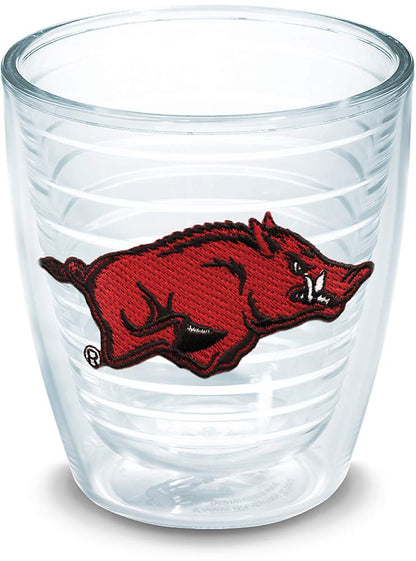 Tervis Vaso NCAA Transparente 16 oz Diseño de Universidad - Arkansas Univ - 354,88ml - Transparente