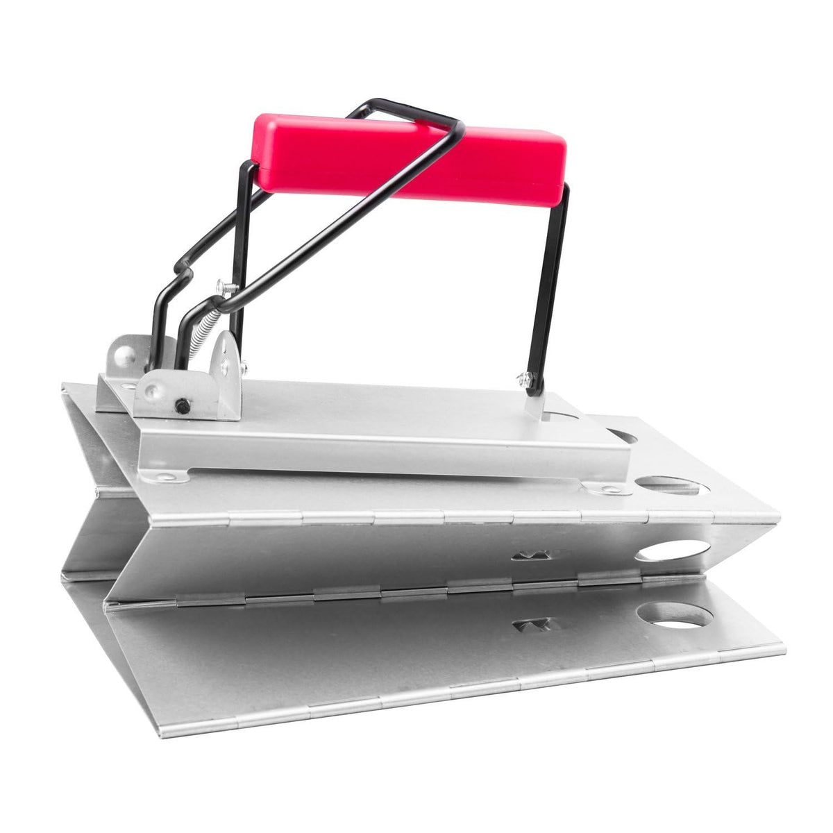 Royal Gourmet - Parrilla Plegable de carbón para Chimenea de Fuego, Color Plateado y Rojo