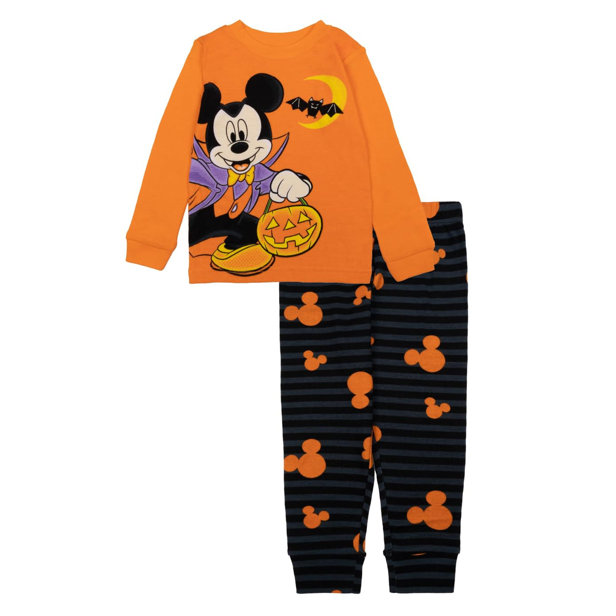 Mickey Mouse Mickey Mouse | Monster Inc. | The Nightmare Before Christmas Conjunto de Pijama de algodón Ajustado de 2 Piezas Juego de Pijama para Niños