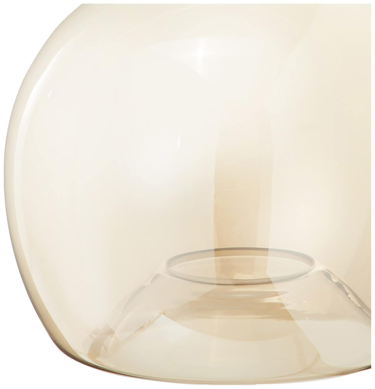 Tecnolite Lampara Colgante Cristal Ambar 20W 100V 60CTL8172MVCA, Grande