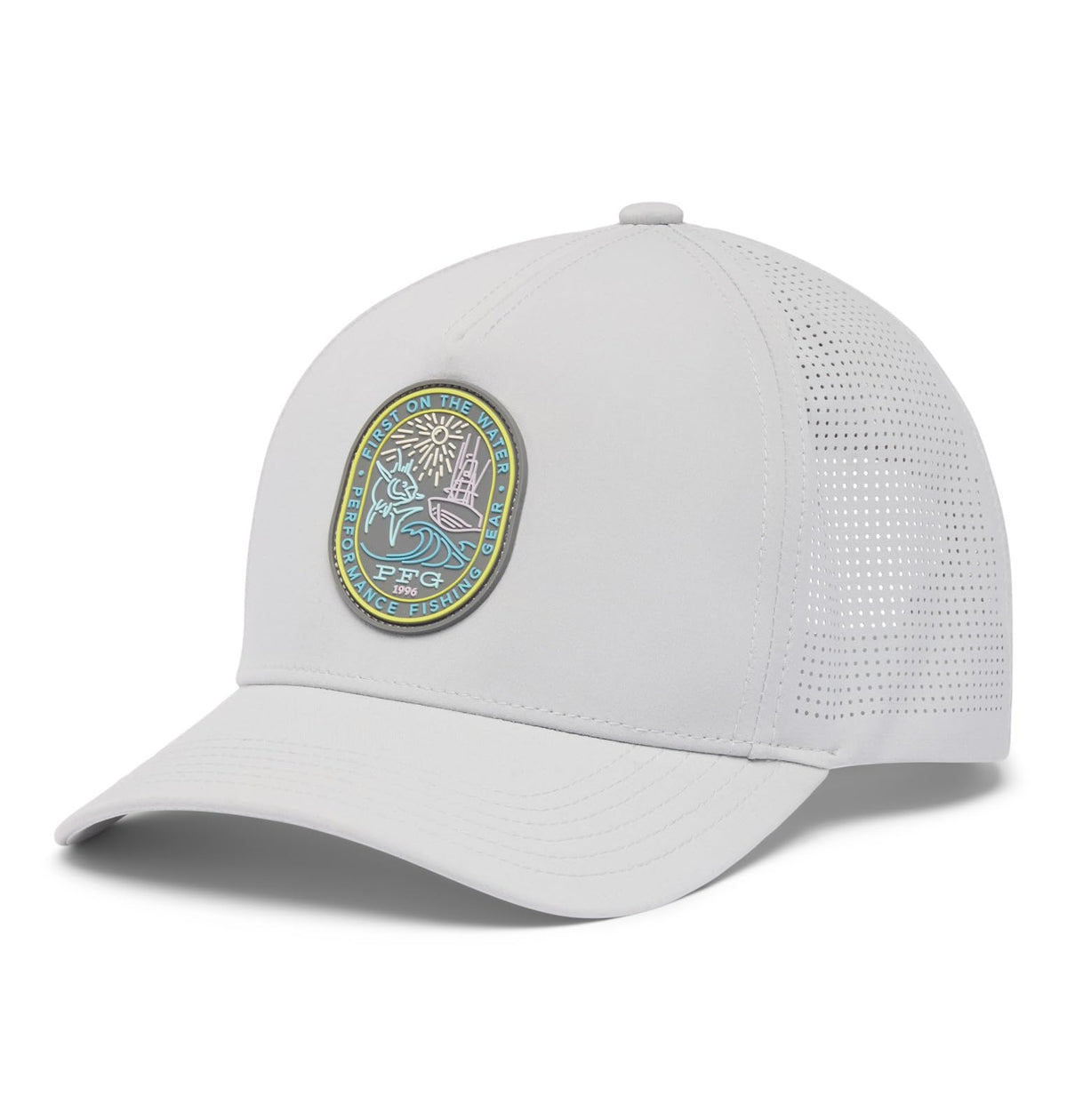 Columbia PFG Elite 3D Stretch Snap Back Gorra de Bola Unisex Adulto - Talla Única - Gris frío - San Padre de temporada