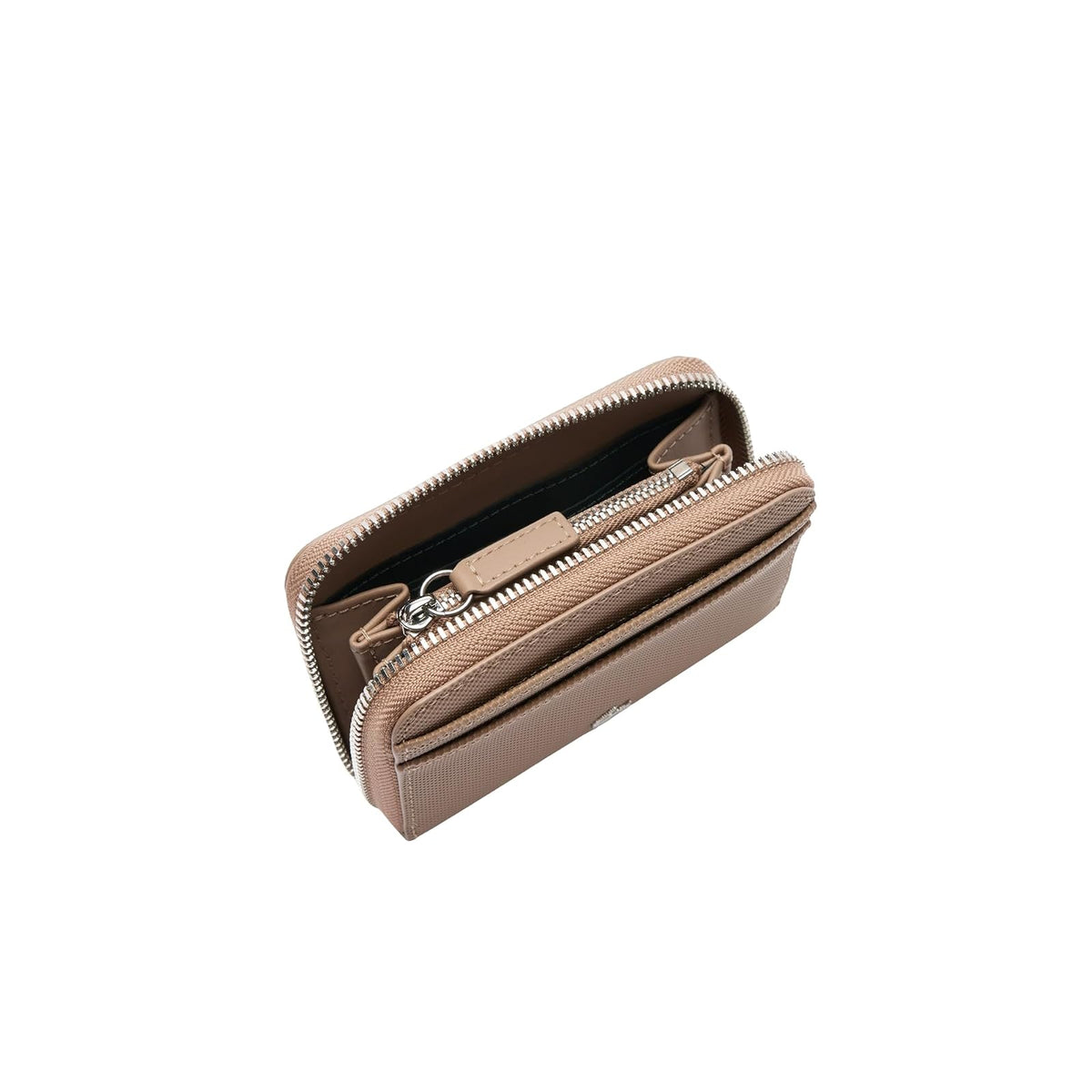 Lacoste Cartera Monedero Lunar Lona para Mujer | Color lunar, lona resistente, compartimentos para tarjetas y monedas