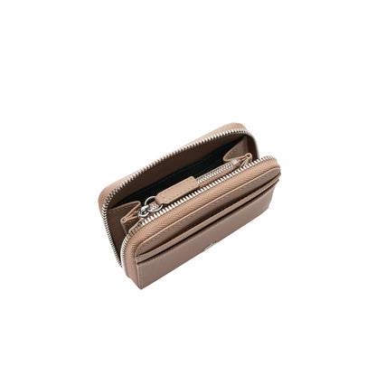 Lacoste Cartera Monedero Lunar Lona para Mujer | Color lunar, lona resistente, compartimentos para tarjetas y monedas