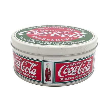 Distress Printed - Coca Cola - Lata de colección redonda