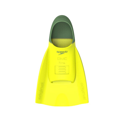 Speedo x DMC Aletas de Silicona para Natación - M - DMC Original Hyper Yellow - Olive