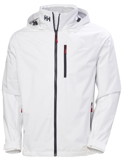Helly Hansen chamarra con capucha Crew 2.0 para hombre - M - 001 blanco