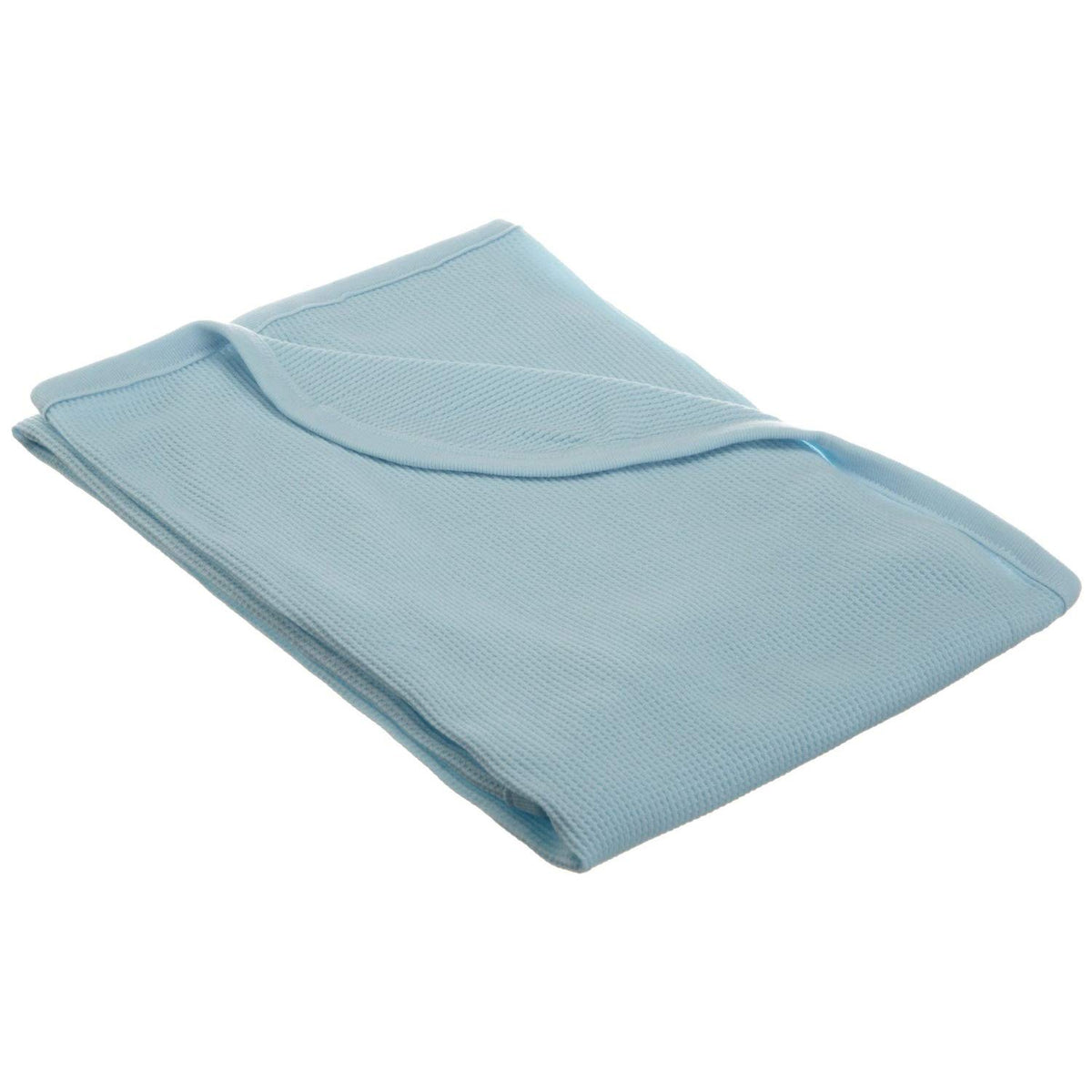 American Baby Company Manta Térmica de Algodón para Bebé, Crema, 76 x 102 cm - 76.2 cm x 101.6 cm - Azul