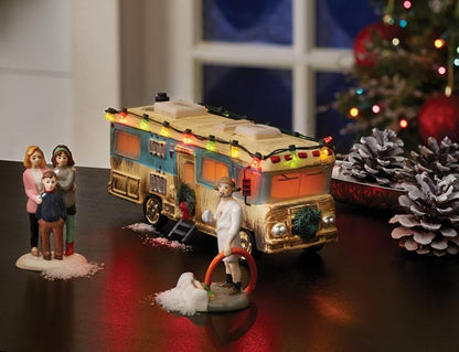 Department 56 Snow Village National Lampoon's Christmas Vacation Accessories - Figura Decorativa del Primo Eddie en la mañana, 2,95 Pulgadas, Multicolor