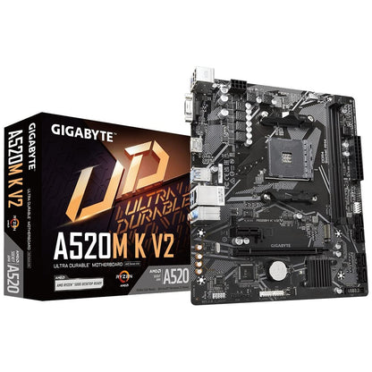 GIGABYTE A520M K V2 Placa Base MicroATX [con chipset AMD A520] MB6136