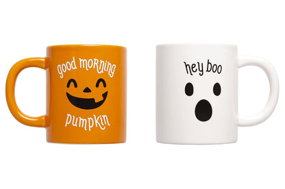 Pearhead Happy Fall Y'all - Taza de café de otoño, accesorios Home Dećor, naranja, 15 onzas, decoraciones de cocina de otoño, taza de té o café de día festivo