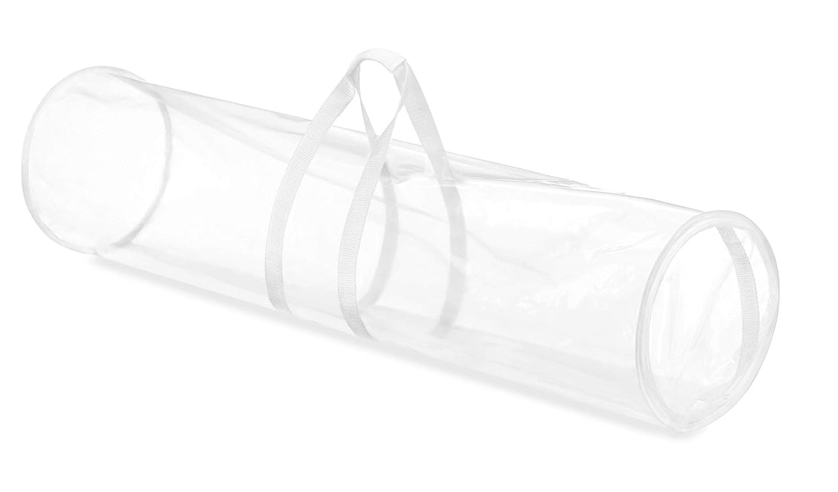 Whitmor Organizador de Regalo de 41 Pulgadas, Transparente, Blanco