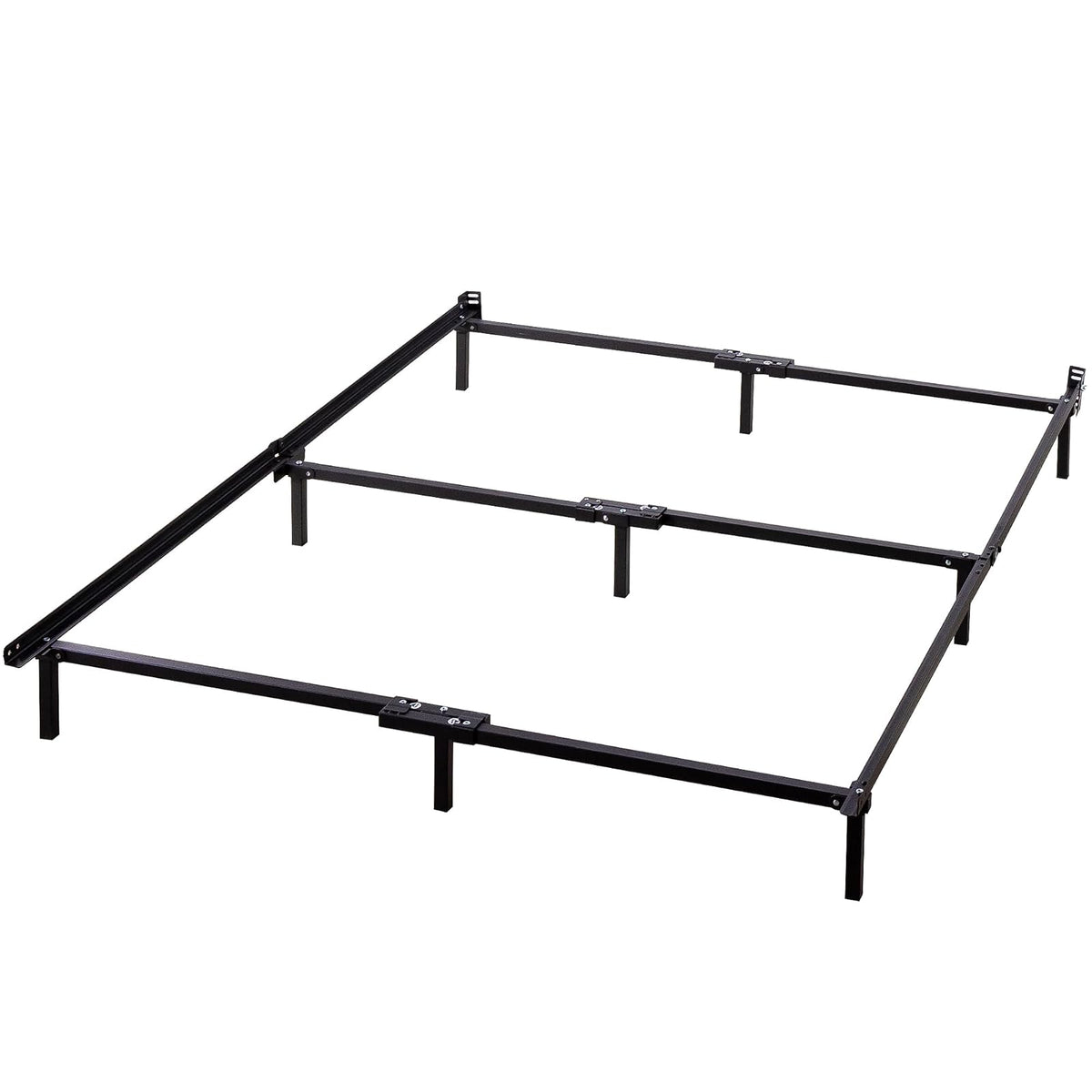 ZINUS Compack - Marco de Cama de Metal de 7 Pulgadas para somier y Juego de colchón, Color Negro, tamaño King