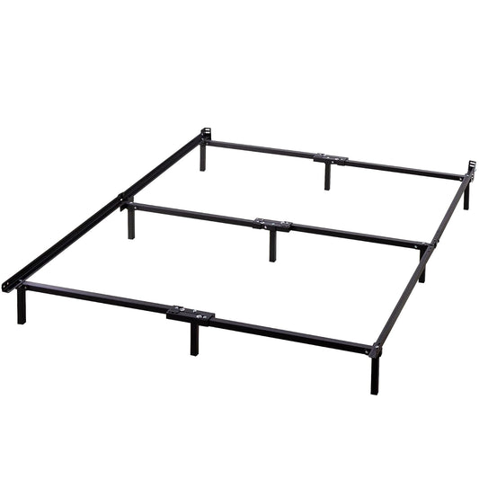 ZINUS Compack - Marco de Cama de Metal de 7 Pulgadas para somier y Juego de colchón, Color Negro, tamaño King