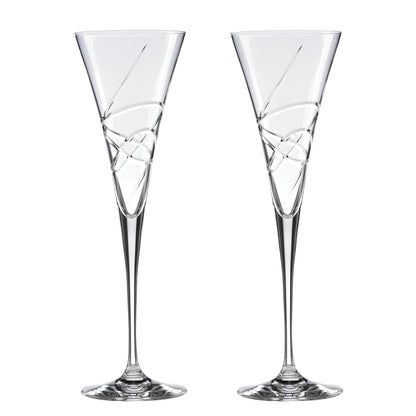 Lenox Adorn Toasting Flute, Clear, Set of 2