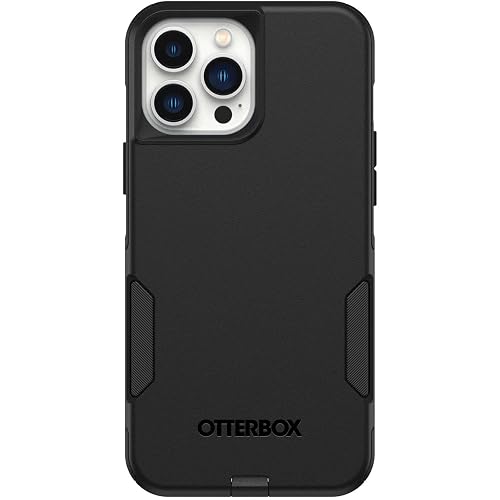 Otterbox Funda para iPhone 13 Pro MAX Y iPhone 12 Pro MAX Commuter Series, Delgada Y Resistente, Apta para El Bolsillo, con Protección para Puertos Negro