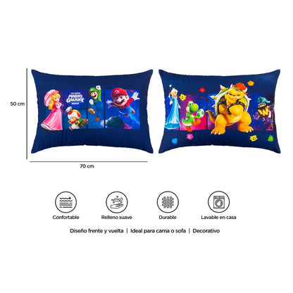 Providencia Almohada Reversible 70x50cm Súper Mario Space