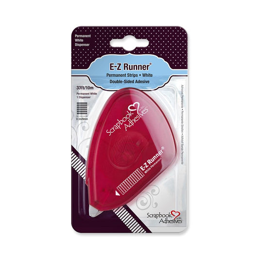 Scrapbook Adhesives by 3L Tiras de corredor, dispensador calcomanía permanente E-Z, 33 pies individual, pie