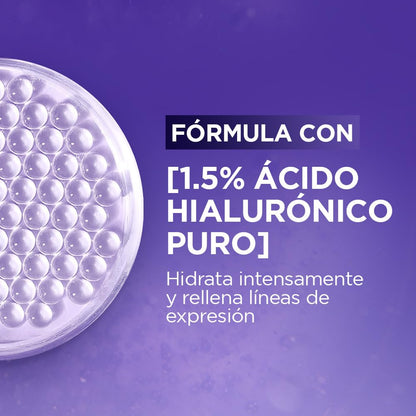 L'Oreal Paris Revitalift Ácido Hialurónico Crema de Ojos, Hidrata Intensamente y Rellena Líneas de Expresión, 15 ml.