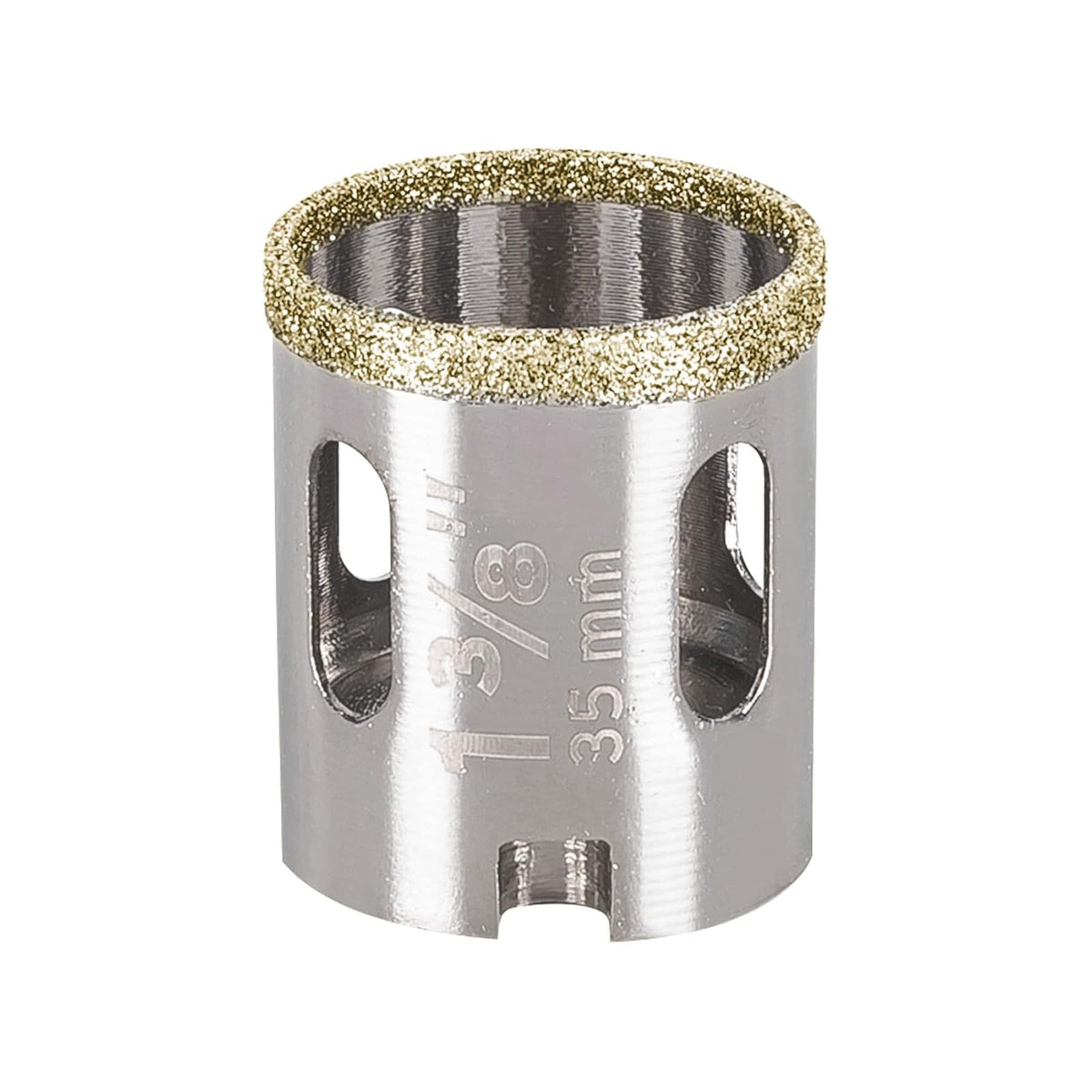 Truper COAZ-1-3/8, Cortacírculo borde continuo con diamante, alto rendimiento 1 3/8"