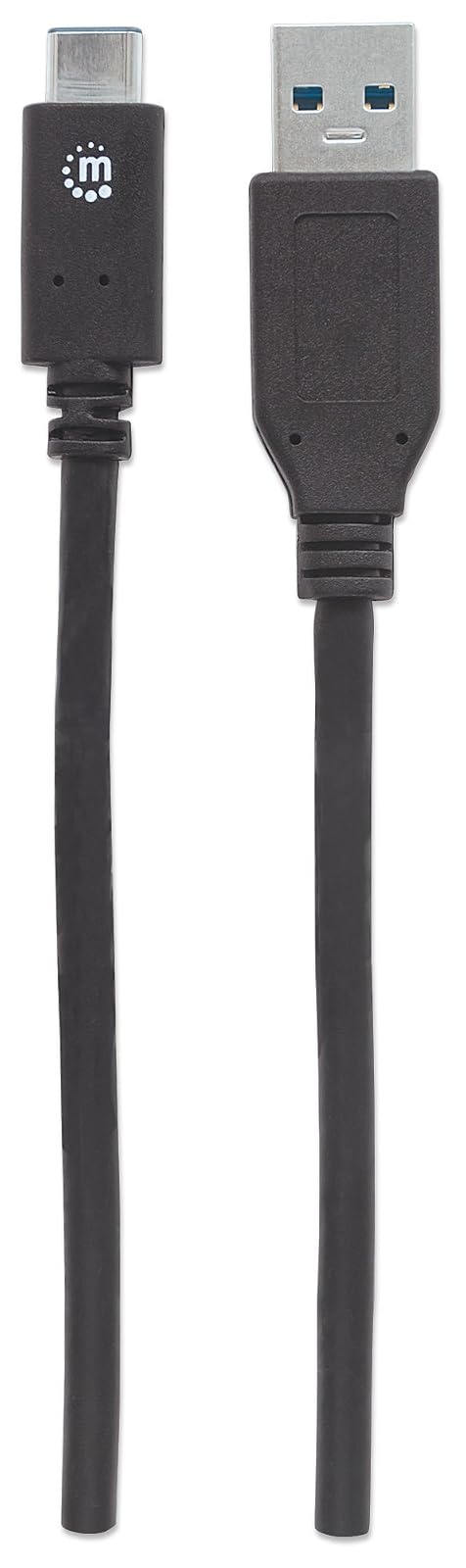 Manhattan CB-1319 Cable USB-C V3.1, C-A 1.0M Negro,