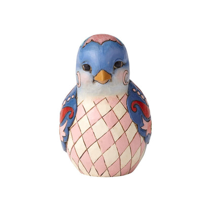 Jim Shore HWC Bluebird of Happiness Blue Floral Bird Figurine 4056964 Animal New