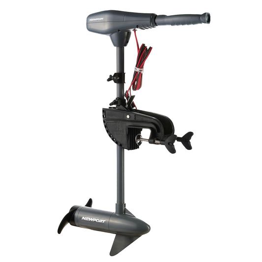 Newport Vessels Kayak Series - Motor eléctrico de arrastre de agua salada con indicador de batería LED (eje de 24 pulgadas)