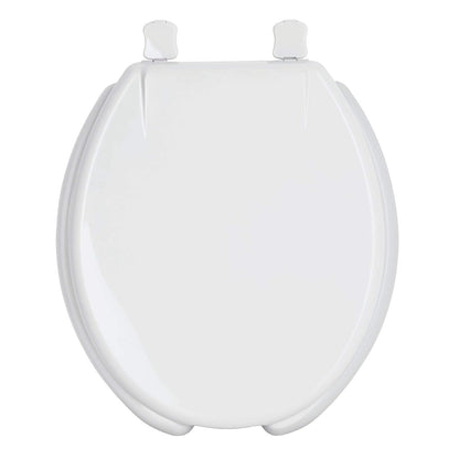 Foset Aqua AWC-40 Asiento para WC Redondo, Frente Abierto - Blanco - Asiento AWC-40