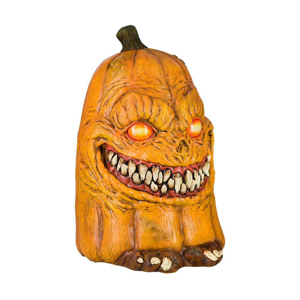 Ghoulish Productions Decoración de Calabaza Terrorífica, Halloween Decoración para Exterior. Línea Decorativos, Ideal para Halloween, Fiestas de Disfraces, Casa Embrujada