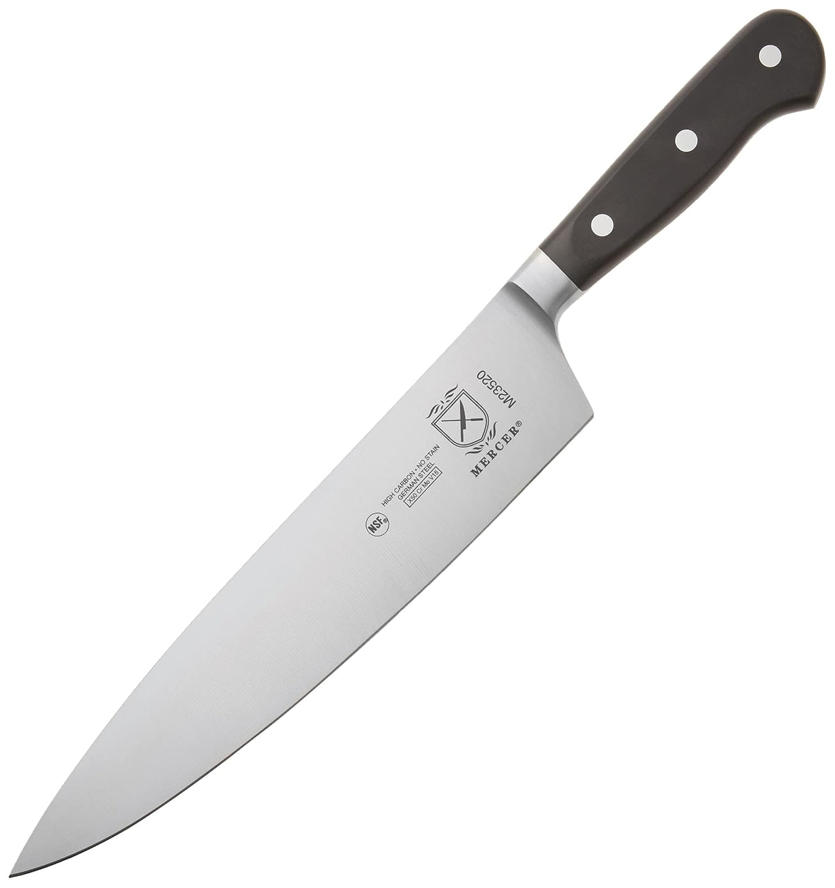 Mercer Culinary Renaissance Cuchillo de chef forjado, con remaches, 9" (23 cm)