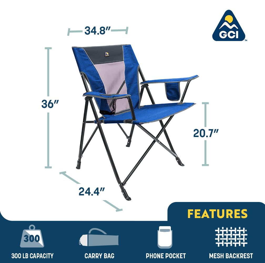 GCI Comfort Pro - Silla reclinable – Respaldo, Marco de Madera o Metal, Asiento de Espuma, Estilo Casual, Uso en Interiores, Relajante