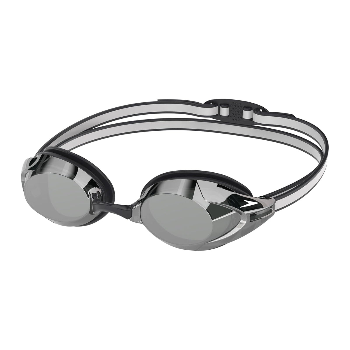 Speedo Vanquisher 3.0 - anteojos de natación con espejo, antiempañamiento, protección UV, lente ocular 360, ajuste hidrodinámico de carreras