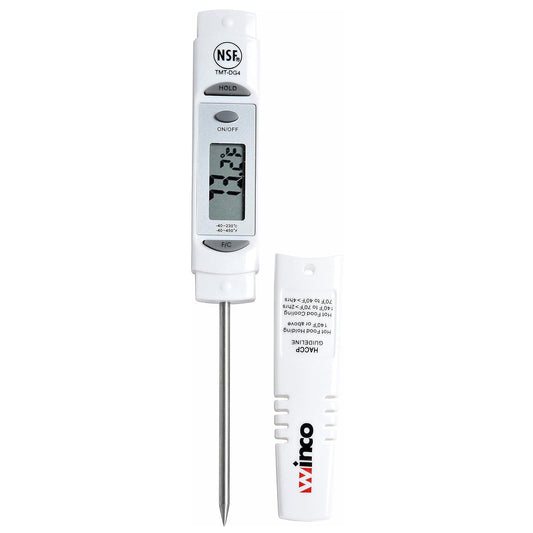 Winco Termómetro Digital de 6 Pulgadas con Sonda de 3-1/8 Pulgadas