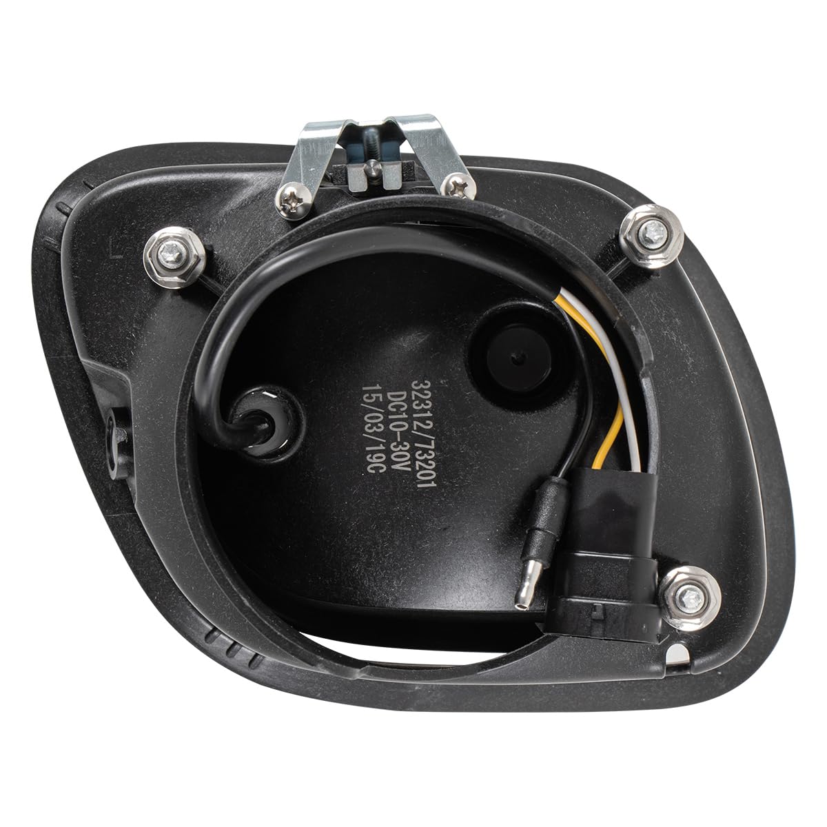 BRËSSER-LKW Faro Auxiliar Cromado Izquierdo Niebla 10-30V LED Luz Ángel para Freightliner Cascadia, 08TFR30L032