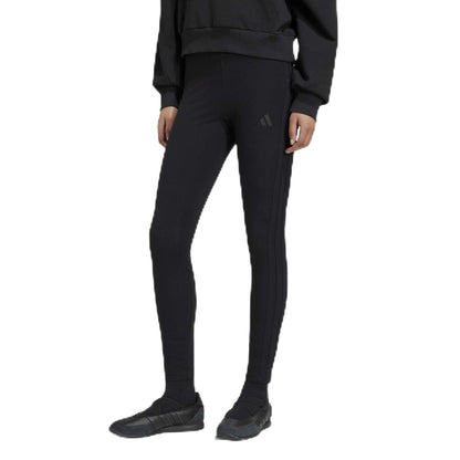 adidas Essentials Leggings de Algodón 3 Rayas Mujer - M - Negro