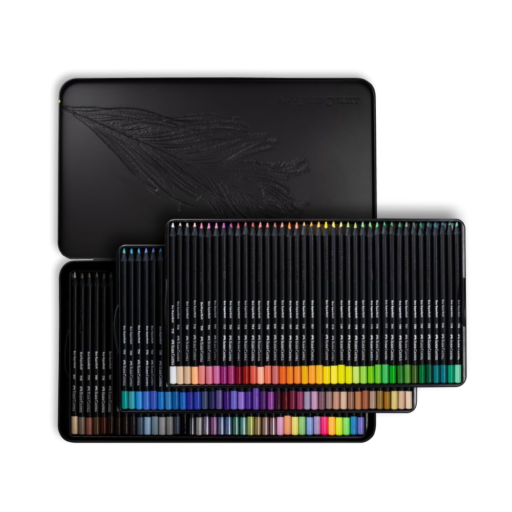 Faber-Castell SuperSoft 120 Lápices de Colores Profesionales en Estuche Metálico